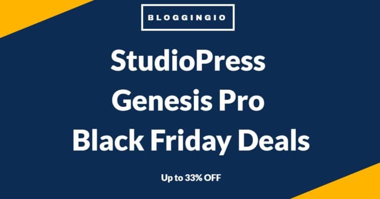 StudioPress Black Friday Deals 2022 – 33% OFF