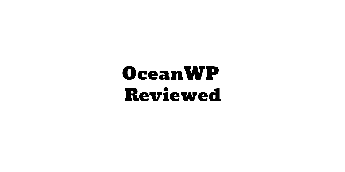 OceanWP Review