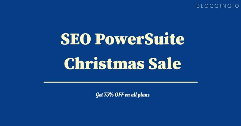 SEO PowerSuite Christmas Sale