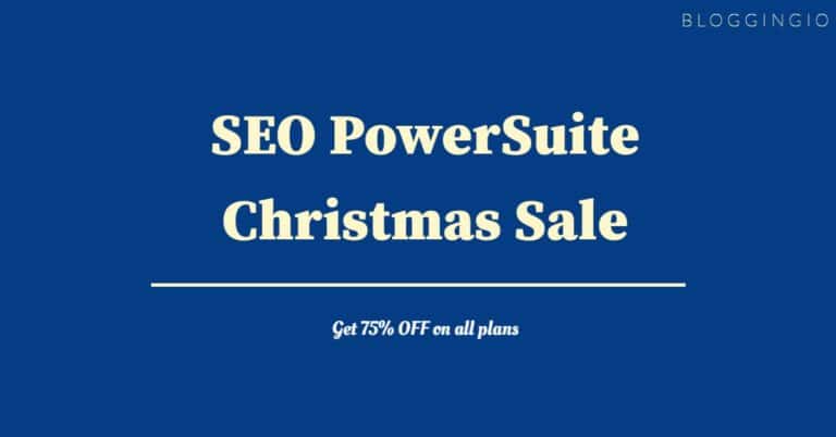 SEO PowerSuite Christmas Sale 2022 – 75% Off (24 hours Deal)