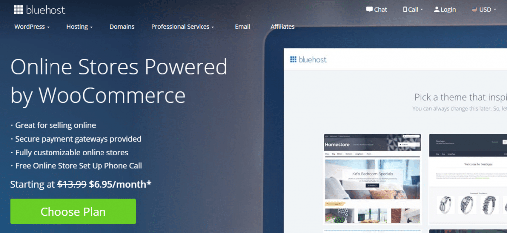 Bluehost WooCommerce Hosting Review