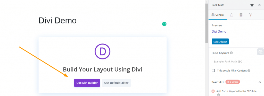 How To Use Divi Builder in WordPress 2