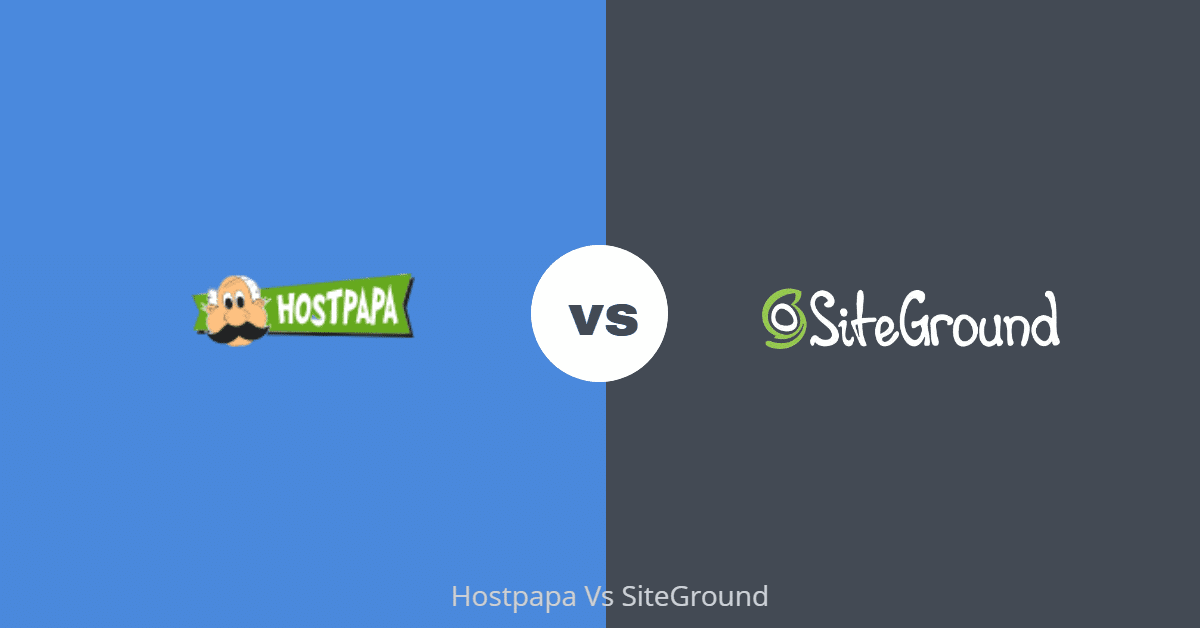 Hostpapa vs SiteGround