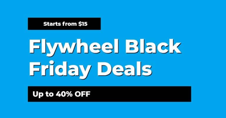 Flywheel Black Friday Deals 2022 – 40% OFF