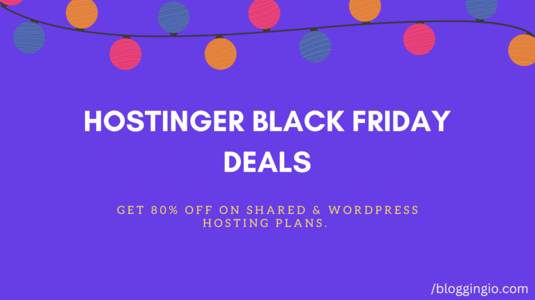 Hostinger Black Friday 2023 (Get 81% OFF + Free Domain)