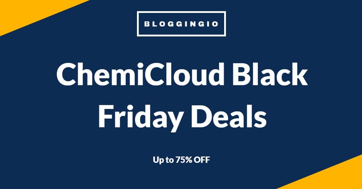ChemiCloud Black Friday Deals
