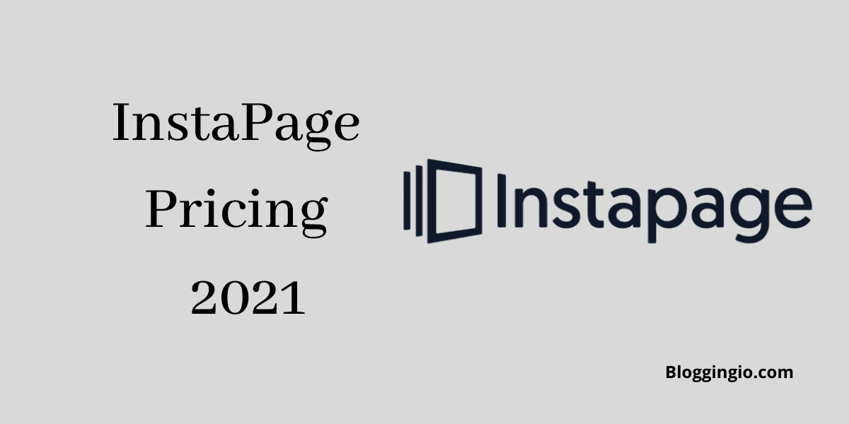 InstaPage Pricing