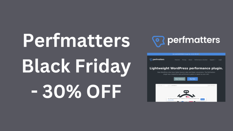 Perfmatters Black Friday Deals 2023 – 30% OFF Coupon
