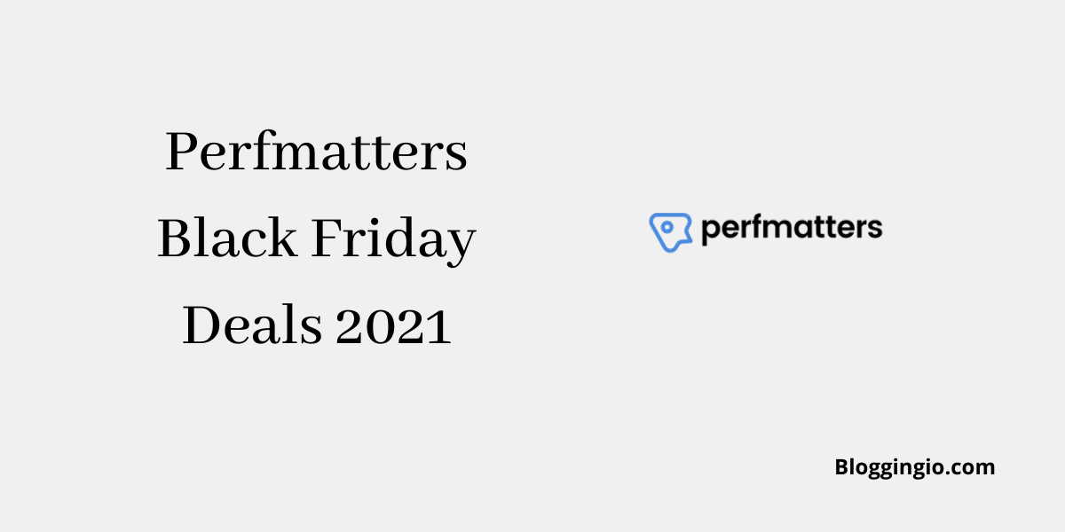 Perfmatters Black Friday