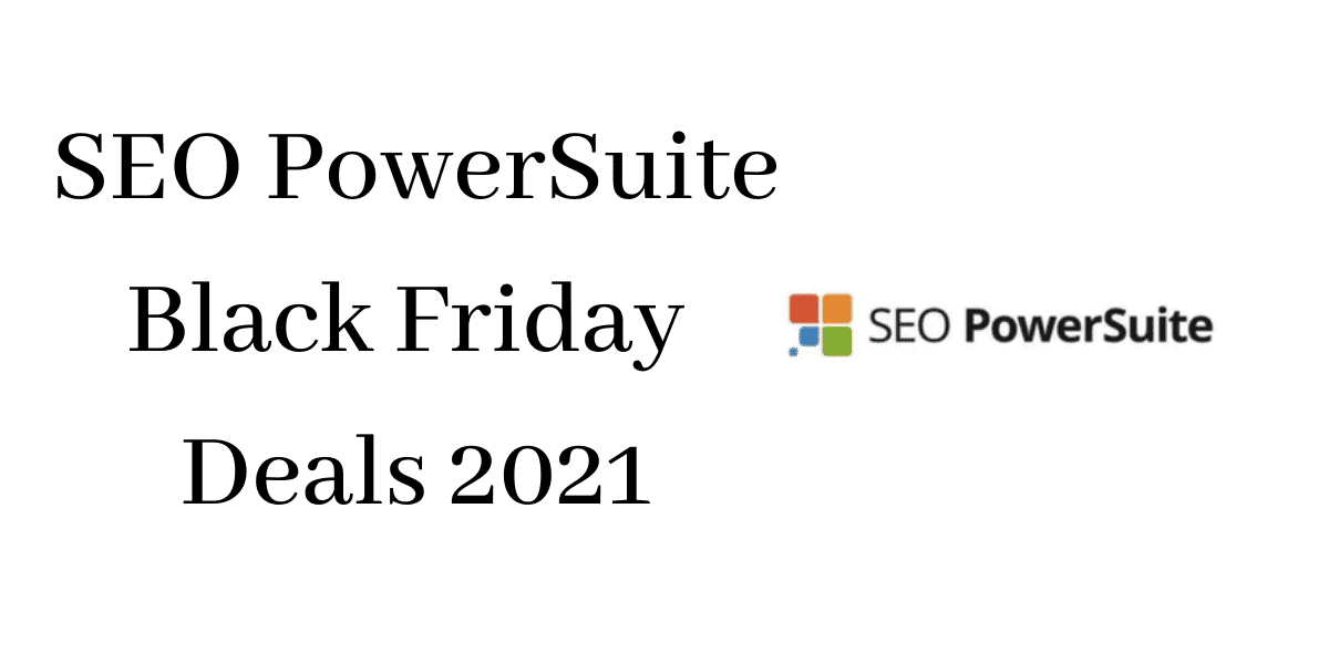 SEO PowerSuite Black Friday