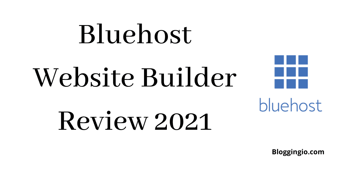 Bluehost Website Builder Review