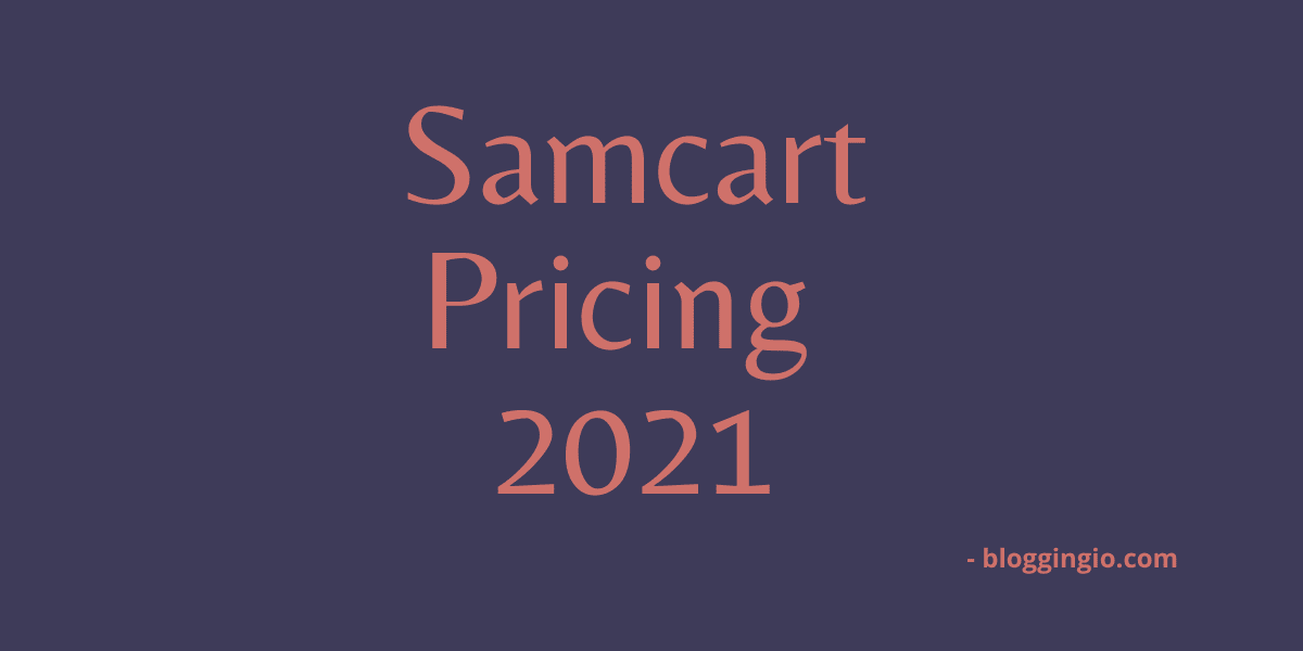 Samcart Pricing
