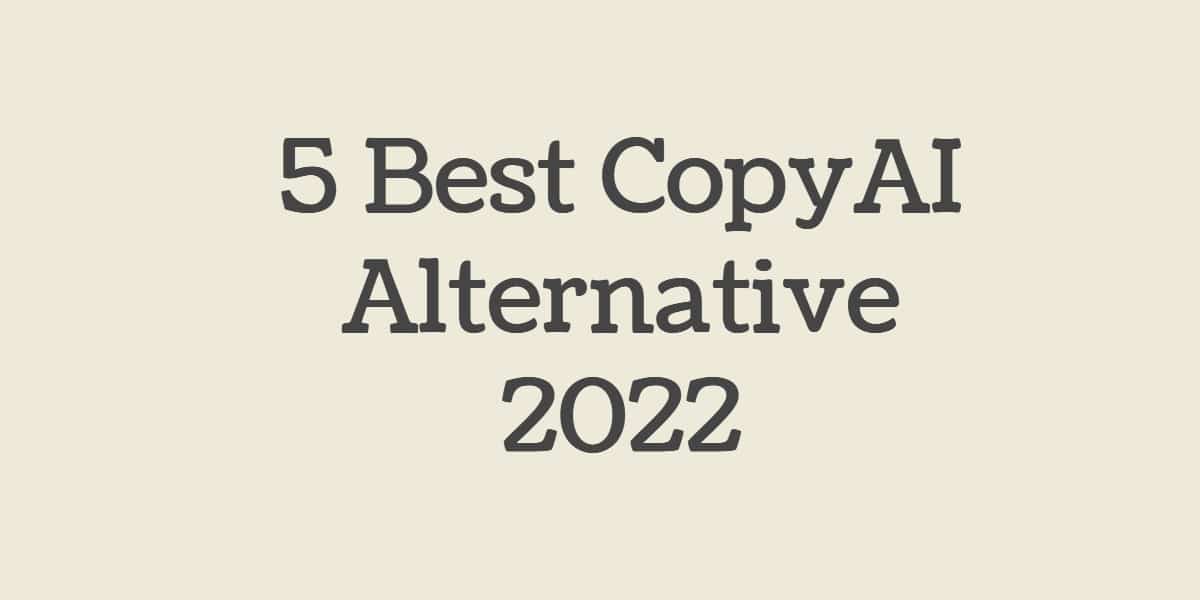 CopyAI Alternative