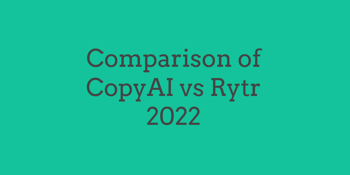 CopyAI vs Rytr