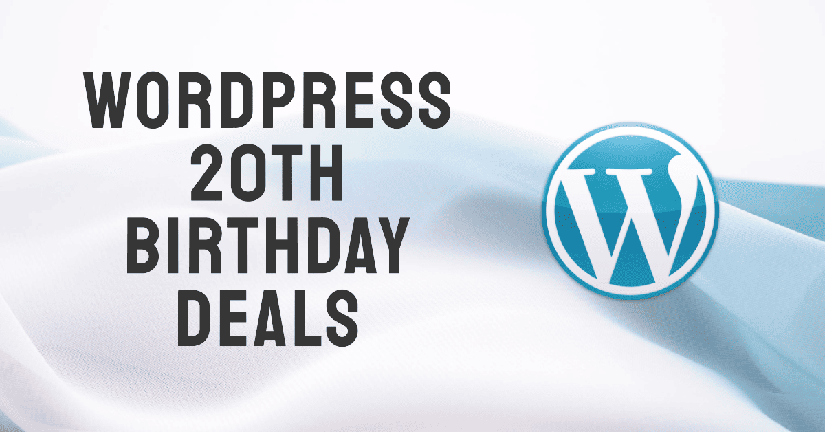 WordPress 20th Birthday Deals